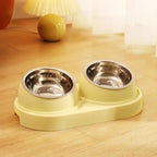 Tilted Water Bowl and Food Bowl