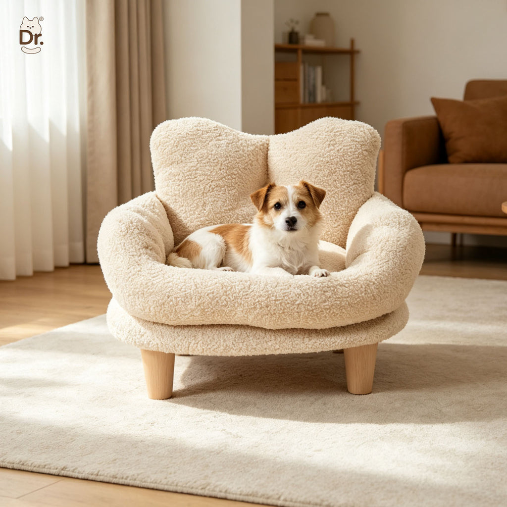 Plush Pet Bed (with Optional Cooling Pad)