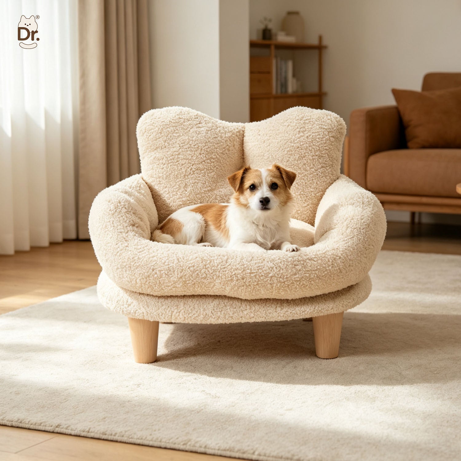 Plush Pet Bed (with Optional Cooling Pad)
