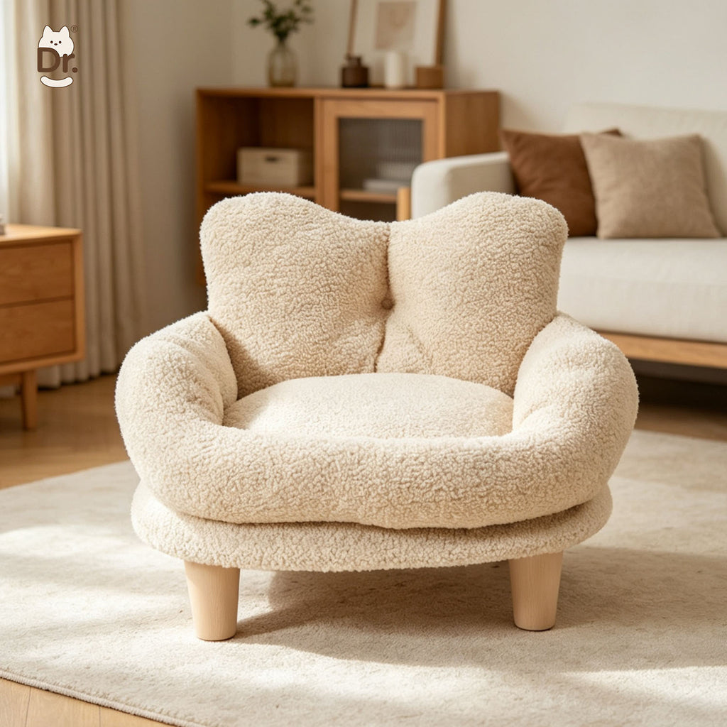 Plush Pet Bed (with Optional Cooling Pad)